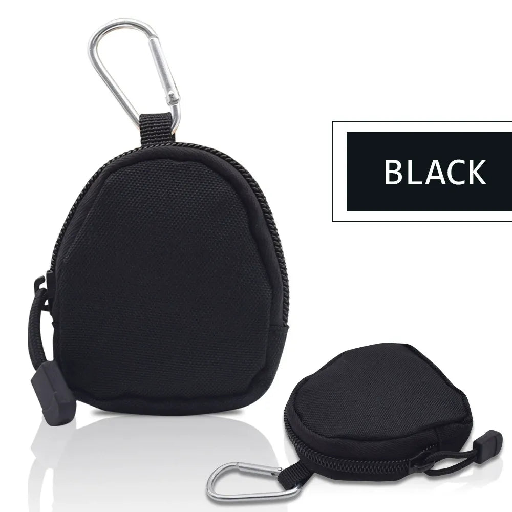 MOLLE Pouch, Round EDC Pouch - Tactical Zipper Bag - Durable 600D Unisex Design for Outdoor Adventures