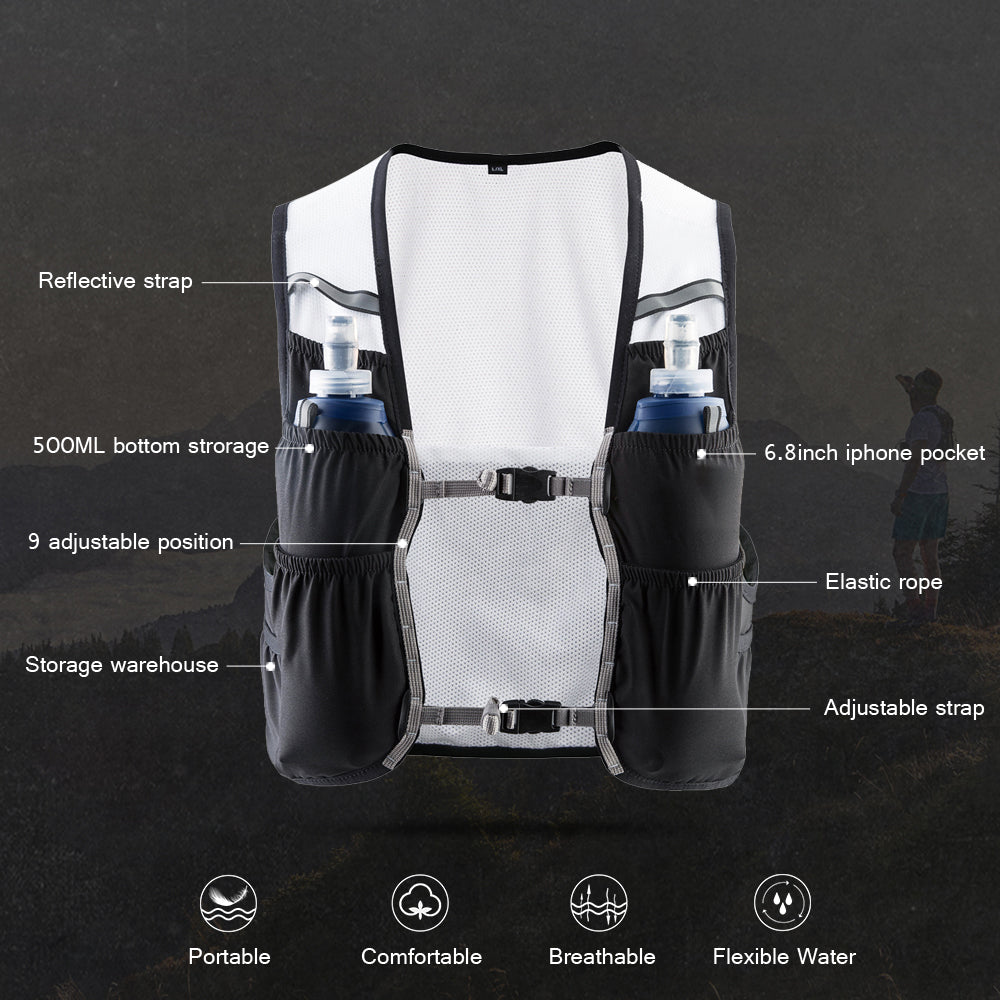 Lightweight Outdoor Sports Running Vest - Hydration Pack