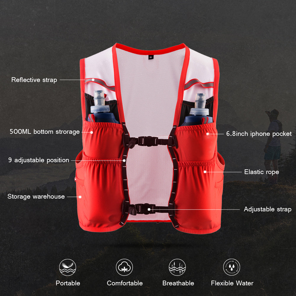 Lightweight Outdoor Sports Running Vest - Hydration Pack