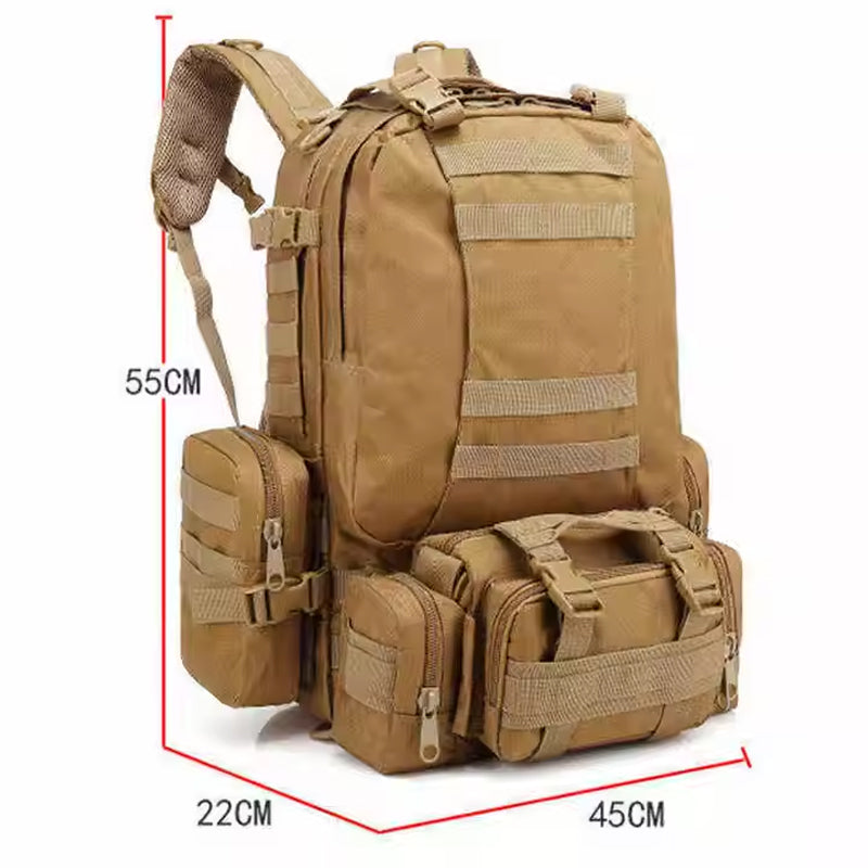 Ultimate Impermeable Tactical Backpack - Built for Extreme Outdoor Adventures