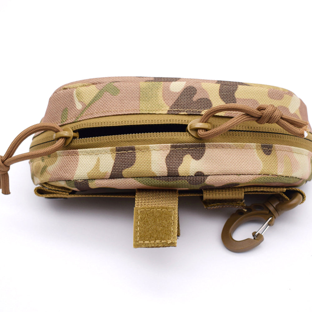 Fashion Nylon Glasses Case with Zipper – Portable 10x10cm Eyewear Holder for Travel