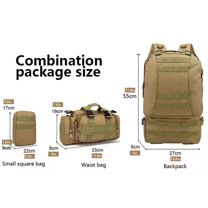 Ultimate Impermeable Tactical Backpack - Built for Extreme Outdoor Adventures