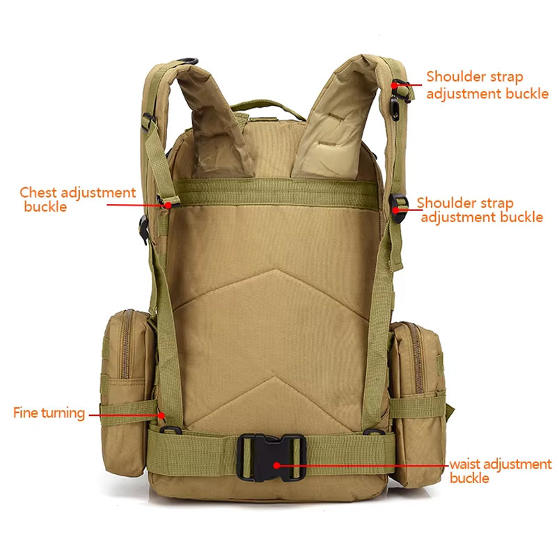 Ultimate Impermeable Tactical Backpack - Built for Extreme Outdoor Adventures
