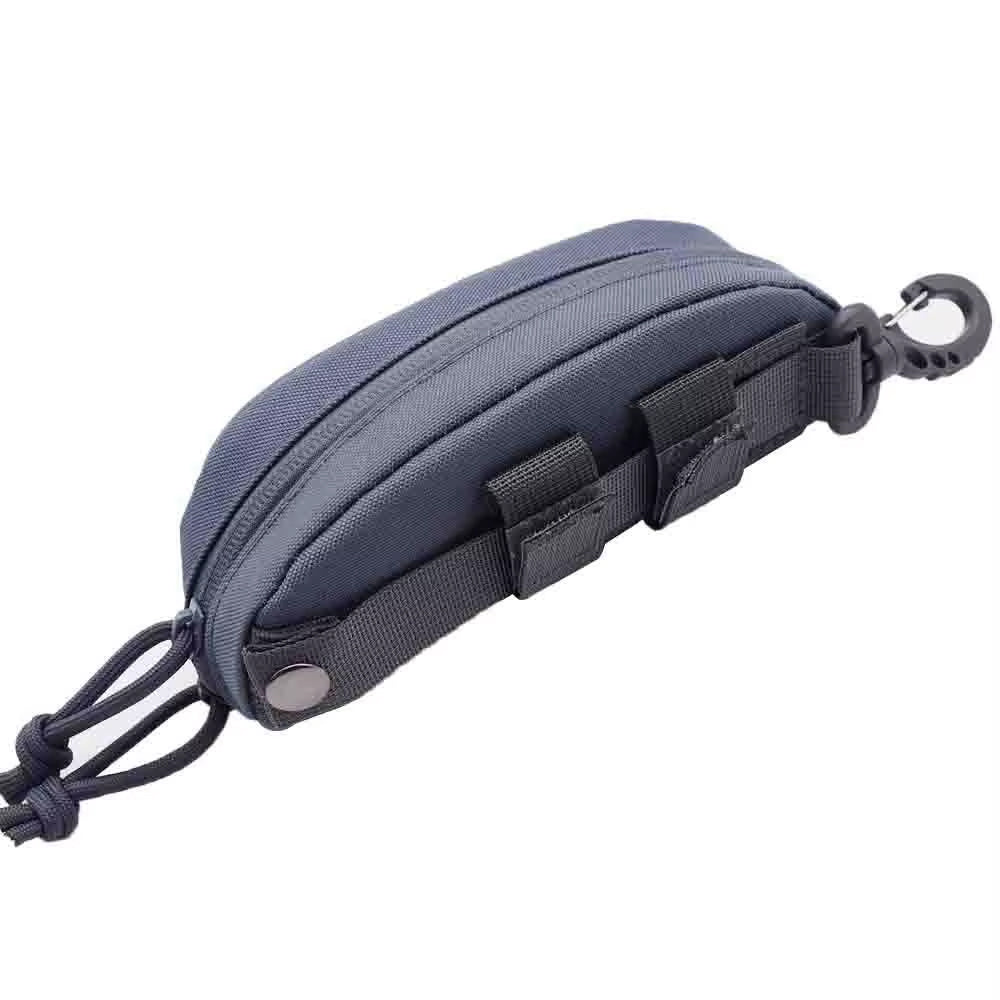 Fashion Nylon Glasses Case with Zipper – Portable 10x10cm Eyewear Holder for Travel