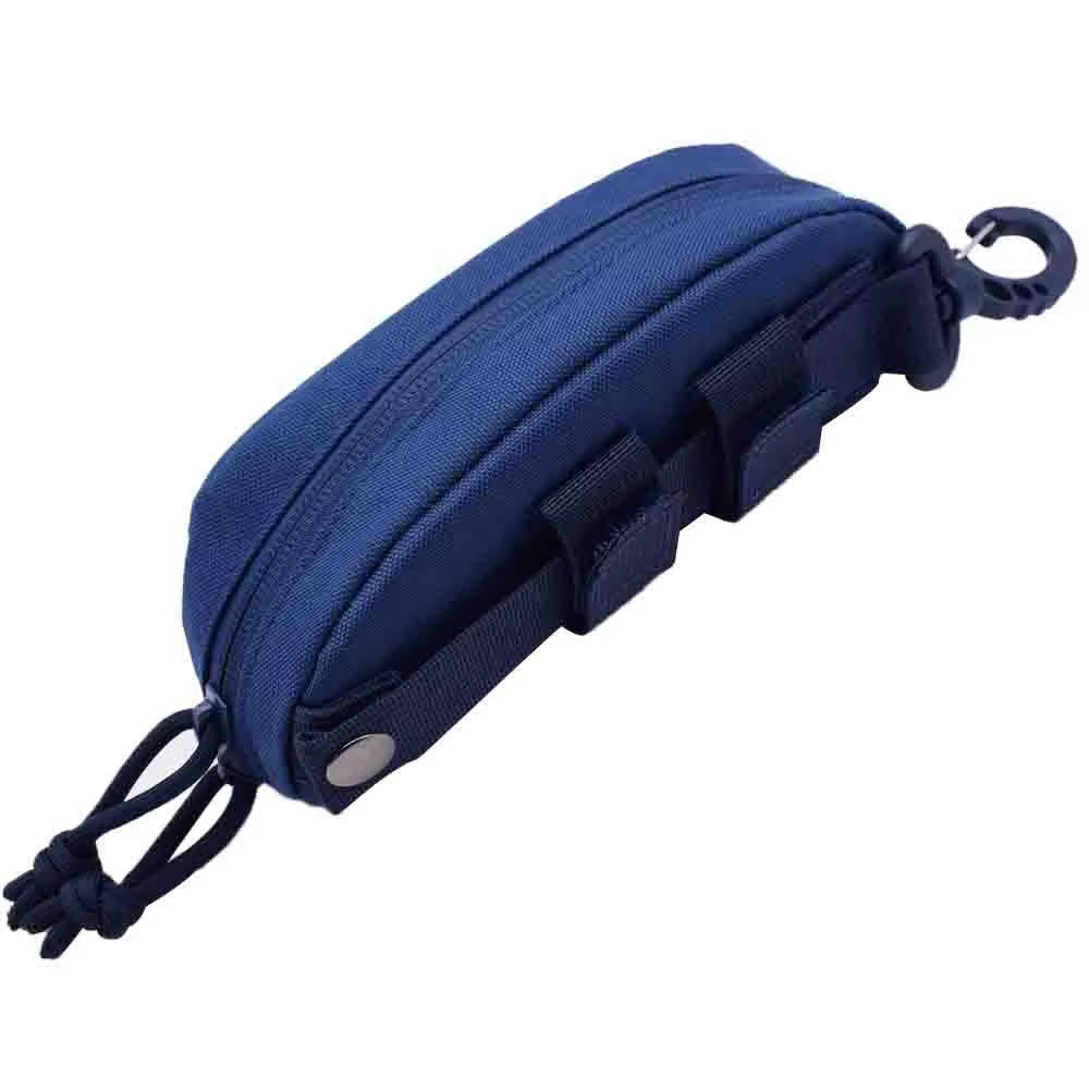Fashion Nylon Glasses Case with Zipper – Portable 10x10cm Eyewear Holder for Travel