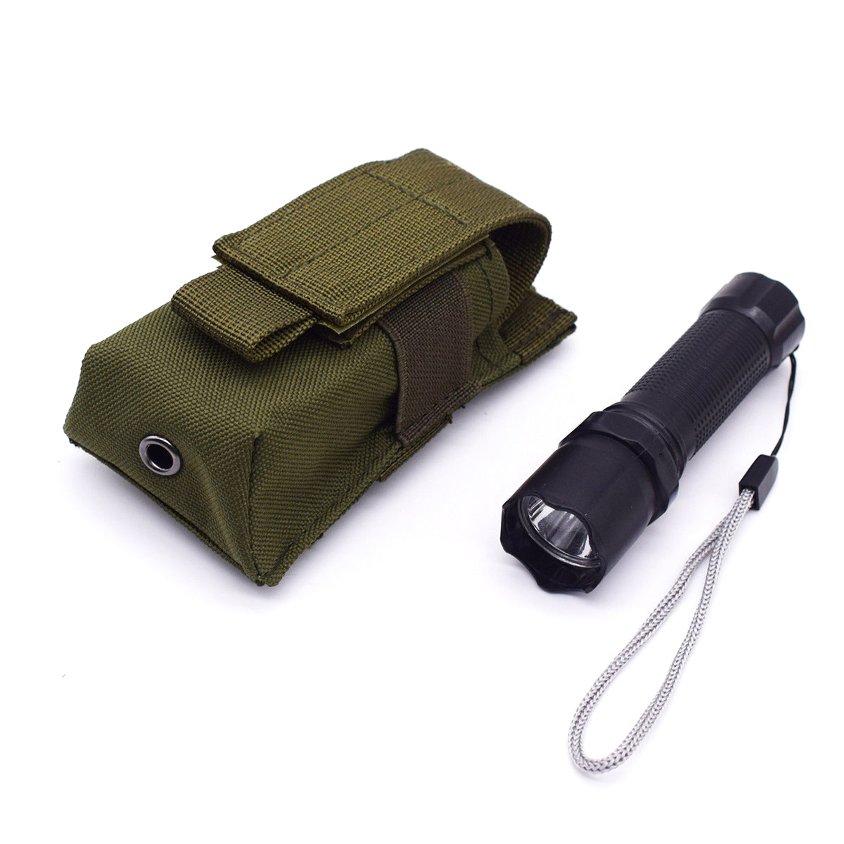Tactical Outdoor Flashlight Pouch MOLLE-Compatible Admin Pouch