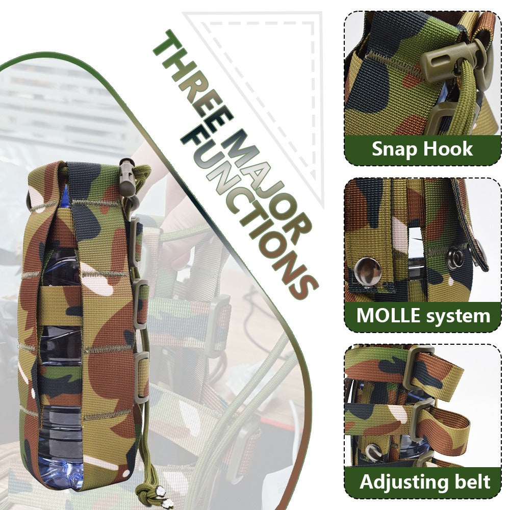 Ultra-Light & Expandable Tactical Water Bottle Pouch – Your Perfect Hydration Partner for Outdoor Adventures