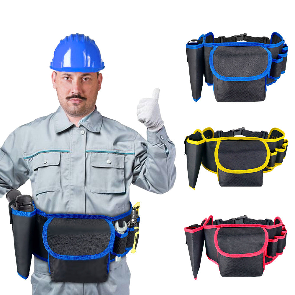 Multi-Function Tool Belt – Durable Waist Pouch for Electricians, Carpenters & Outdoor Repair