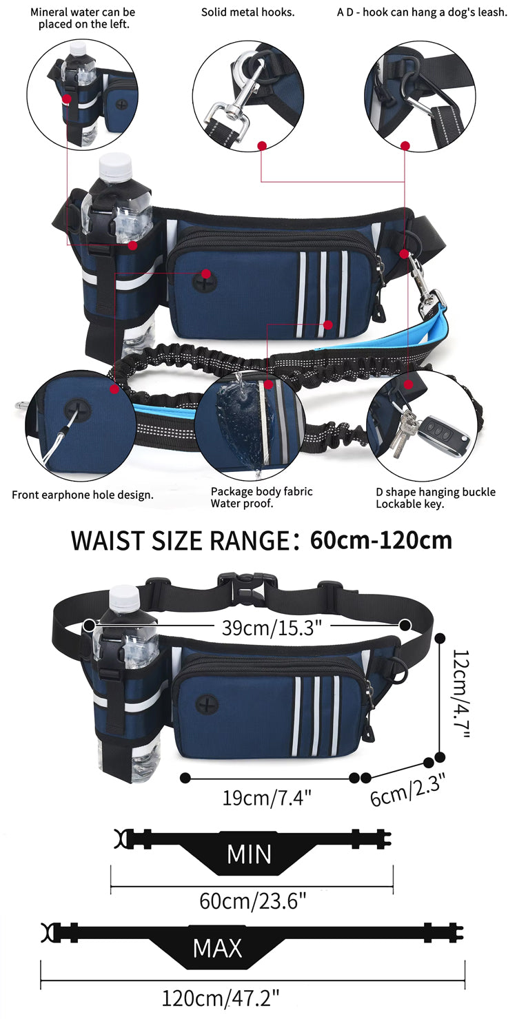 Professional Anti-Theft Dog Walking Waist Pack – Bulk Supplier & Customizable for Retailers